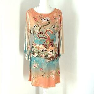 MUSHKA by Sienna Rose Inc Bell Sleeves Dress